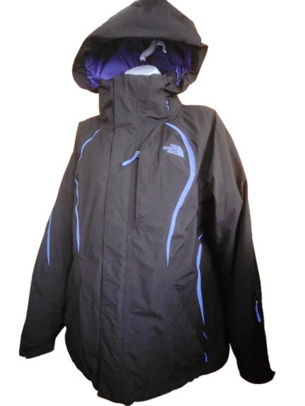 The North Face 3 In 1 Kira Triclimate Black/Blue Ski Jacket Size L